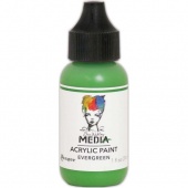 Dina Wakley Media Heavy Body Acrylic Paint - Evergreen - 1oz