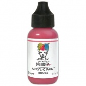 Dina Wakley Media Heavy Body Acrylic Paint - Rouge - 1oz