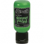 Dylusions Shimmer Acrylic Paint - Cut Grass - 1oz