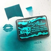 Ink on 3 Atelier Ink Pad - Trinity Teal