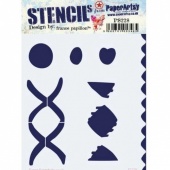 PaperArtsy Stencil - France Papillon - PS228