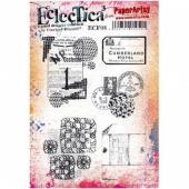 PaperArtsy Cling Mounted Stamp - Eclectica³ - Courtney Franich - ECF08