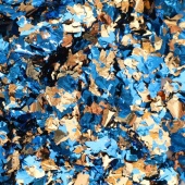 Pentart Colored Flakes - Blue Gold - 40099