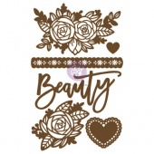 Prima Decorative Chipboard - Beauty Arises