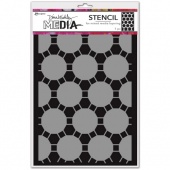 Dina Wakley Media Stencil - Connected Dots