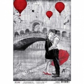 Ciao Bella Rice Paper - Loving in the Rain - Love in Venice - CBR027