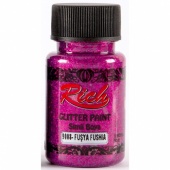 Rich Hobby Glitter Paint - Fuchsia