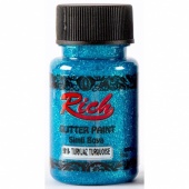Rich Hobby Glitter Paint - Turquoise