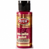 Rich Hobby Metallic Paint - Burgundy