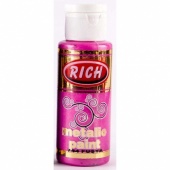 Rich Hobby Metallic Paint - Fuchsia