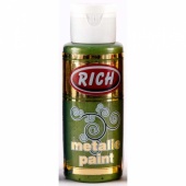 Rich Hobby Metallic Paint - Walnut Green