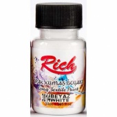 Rich Hobby Opaque Fabric Paint - White