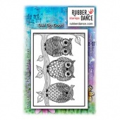 Rubber Dance Unmounted Stamp - Owl Do Good