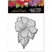 STAMPENDOUS! Laurel Burch Cling Rubber Stamp - Flora