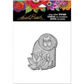 STAMPENDOUS! Laurel Burch Cling Rubber Stamp - Lion