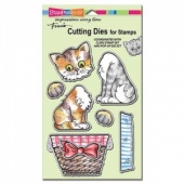 STAMPENDOUS! Die Cut Set - Pop Up Kitties