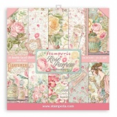 Stamperia Double Sided 12in x 12in Paper Pad - Rose Parfum - SBBL125