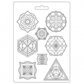 Stamperia A4 Soft Mould - Alchemy - Symbols - K3PTA4525