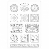 Stamperia A4 Soft Mould - Blue Dream - Plates - K3PTA4556