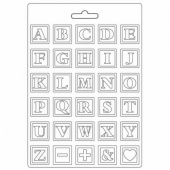 Stamperia A4 Soft Mould - Daydream - Alphabet - K3PTA4532