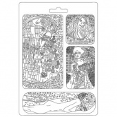 Stamperia A4 Soft Mould - Klimt - Masterpieces - K3PTA4515