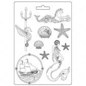 Stamperia A4 Soft Mould - Songs of the Sea - Mermaid - K3PTA4566