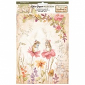 Stamperia A4 Rice Paper Selection - Woodland - DFSA4XWL