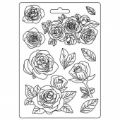 Stamperia A5 Soft Mould - Desire - Roses - K3PTA5638