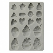 Stamperia A5 Silicone Mould - Coffee and Chocolate - Sweets - KACMA503