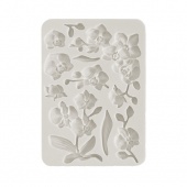 Stamperia A5 Silicone Mould - Orchids And Cats - Orchids - KACMA521
