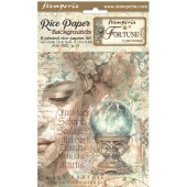 Stamperia A6 Rice Paper Backgrounds - Fortune - DFSAK6022