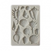 Stamperia A6 Silicone Mould - Songs of the Sea - Shells - KACM23