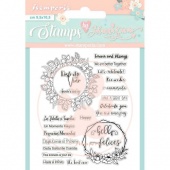 Stamperia Acrylic Stamp Set - Celebration Quotes - WTKJR37