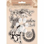 Stamperia Acrylic Stamp Set - Romantic Horses - WTK156