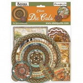 Stamperia Clear Coloured Die Cuts - Savana - DFLDCP26