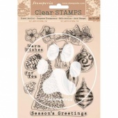 Stamperia Acrylic Stamp Set - Romantic Christmas - WTK157