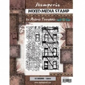 Stamperia Unmounted Stamp - Sir Vagabond Aviator - New York Building - WTKAT25