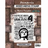 Stamperia Unmounted Stamp - Sir Vagabond Aviator - Statue of Liberty - WTKAT26