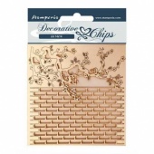 Stamperia Decorative Chips - Alice Wall - SCB78