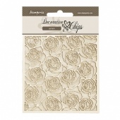 Stamperia Decorative Chips - Romance Forever - Pattern - SCB201