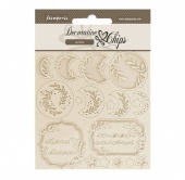 Stamperia Decorative Chips - Secret Diary - Moon - SCB216