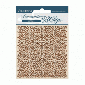 Stamperia Decorative Chips - Vintage Library - Pattern - SCB164
