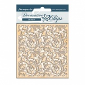 Stamperia Decorative Chips - Winter Tales - Ramage - SCB65