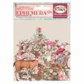Stamperia Ephemera - Pink Christmas - DFLCT28