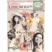 Stamperia Ephemera - Rose Parfum - Frames And Ladies - DFLCT10