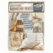 Stamperia Ephemera - Vintage Library - DFLCT16