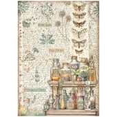 Stamperia A4 Rice Paper - Fortune - Alchemy - DFSA4872