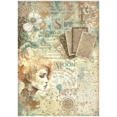 Stamperia A4 Rice Paper - Fortune - Astrology - DFSA4875