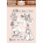 Stamperia HD Rubber  Stamp Set - Sleeping Beauty Once Upon a Time - WTKCC201