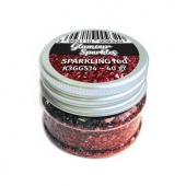 Stamperia Glamour Sparkles - Sparkling Red